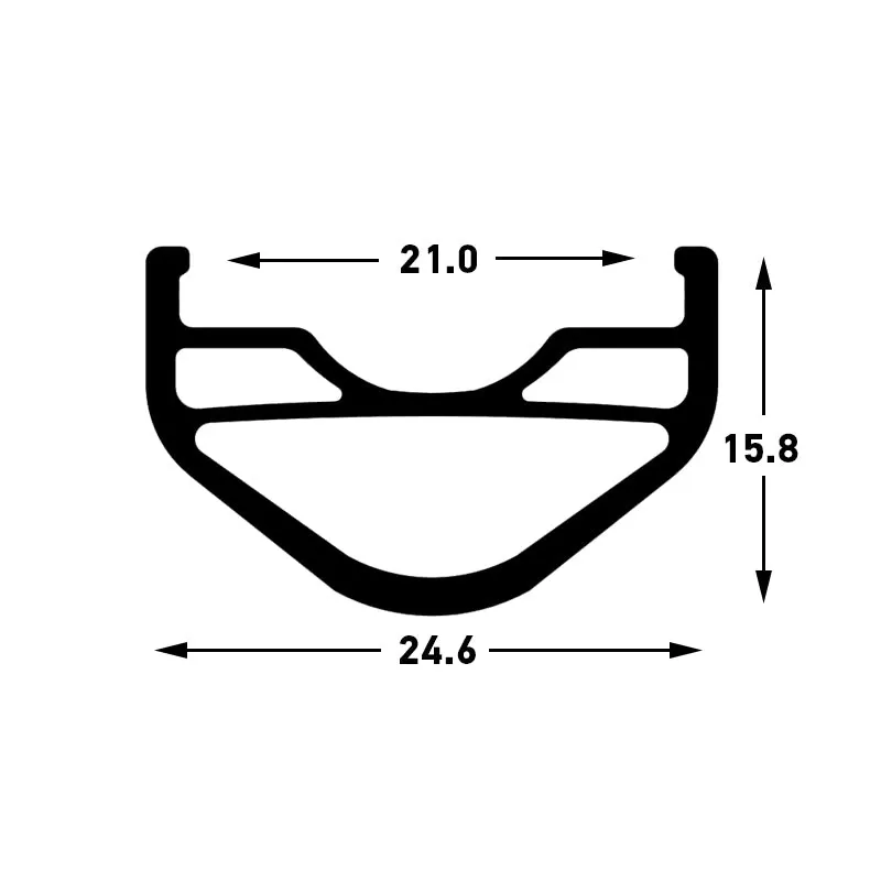 Stan's No Tubes ZTR My14 Arch EX V2 559 Rim Disc Only 32H 26inch in Black-1