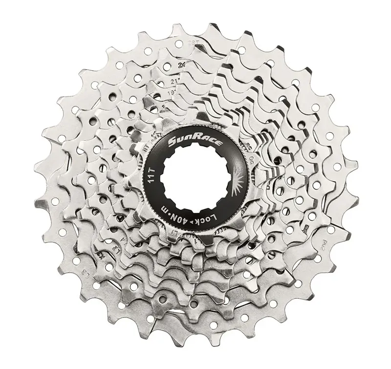 SunRace RS1 Cassette 10 Speed 11-28t in Silver