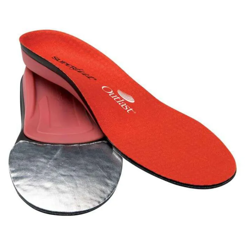 Superfeet Red Hot Men's Footbed 11.5-13 in Red