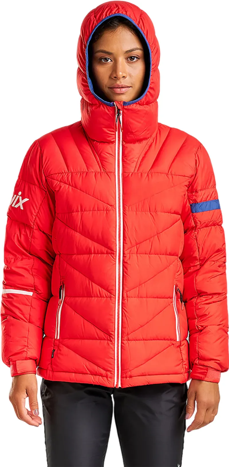 Swix Women's Club Down Jacket in Red-1