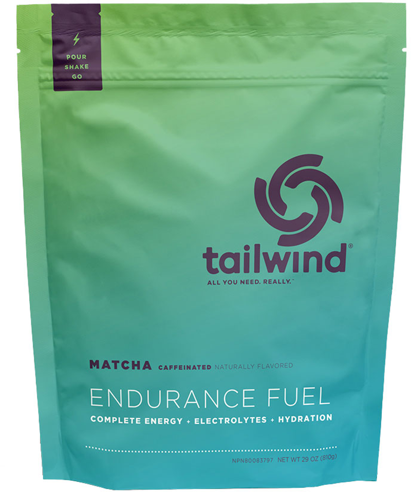 Tailwind Endurance Fuel Drink Mix w/ Caffeine Matcha 50-Serve