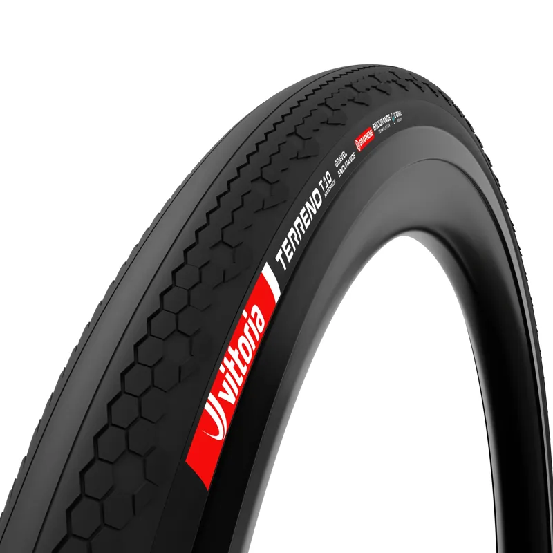Vittoria Terreno T10 Hardpack Gravel Endurance Graphene G2.0 E-Bike Tubeless Folding Tire 700 x 40 in Black