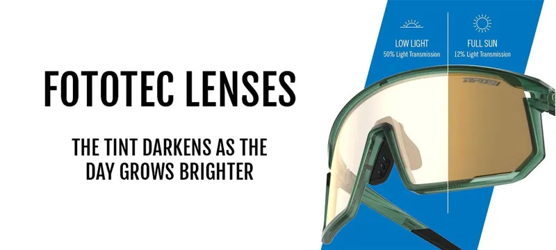 Tifosi Moab Forest Vapor Frame Sunglasses in Clarion Gold Fototec-3