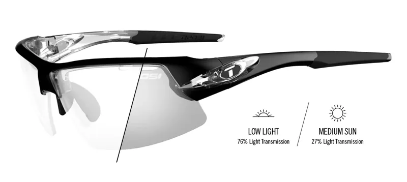 Tifosi Optics Crit Sunglasses in Crystal Black/Light Night Fototec-2