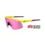 Tifosi Optics Moab Lite Sunglasses in Speed Yellow Clarion Sunset Pink/AC Red/Clear