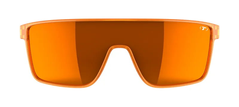Tifosi Optics Sanctum Sunglasses Amber Blaze in Atomic Orange Mirror