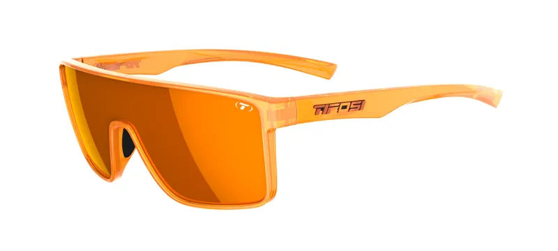 Tifosi Optics Sanctum Sunglasses Amber Blaze in Atomic Orange Mirror-1