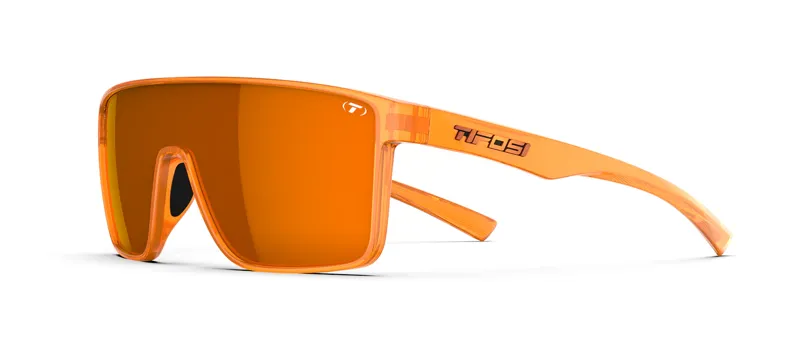 Tifosi Optics Sanctum Sunglasses Amber Blaze in Atomic Orange Mirror-2