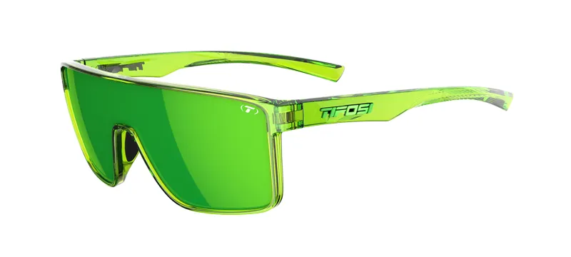 Tifosi Optics Sanctum Sunglasses Hyper Lime in Green Mirror-1