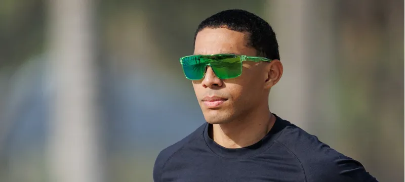 Tifosi Optics Sanctum Sunglasses Hyper Lime in Green Mirror-4