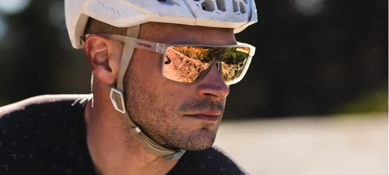 Tifosi Optics Sanctum Sunglasses Satin Clear/Pink Mirror in Clear-4