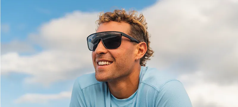 Tifosi Optics Sanctum XL Sunglasses Blackout/Smoke Lens in Black-4