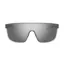 Tifosi Sanctum XL Sunglasses Satin Clear Silver Mirror in Silver