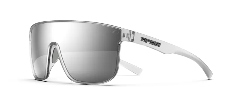 Tifosi Sanctum XL Sunglasses Satin Clear Silver Mirror in Silver-2