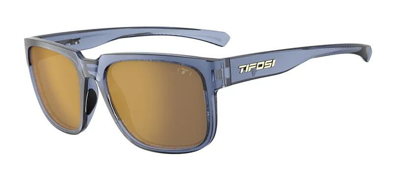 Tifosi Optics Shumo Sunglasses Crystal Denim/Gold Mirror in Blue-1