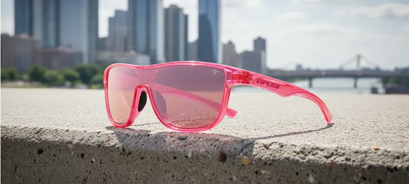 Tifosi Optics Sizzle Sunglasses Radiant Rose in Pink Mirror Lens-3