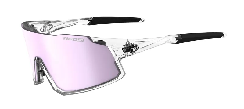 Tifosi Optics Stash Sunglasses Clarion Purple/AC Red/Clear in Clear-1