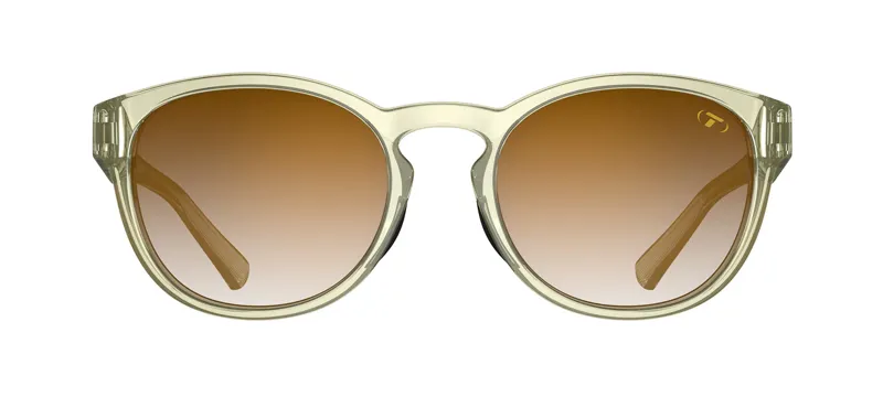 Tifosi Optics Svago Sunglasses Crystal Champagne w/ Brown in Gold
