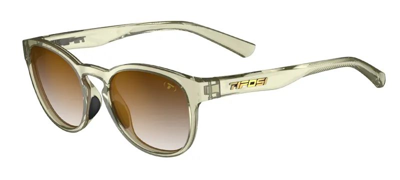 Tifosi Optics Svago Sunglasses Crystal Champagne w/ Brown in Gold-1