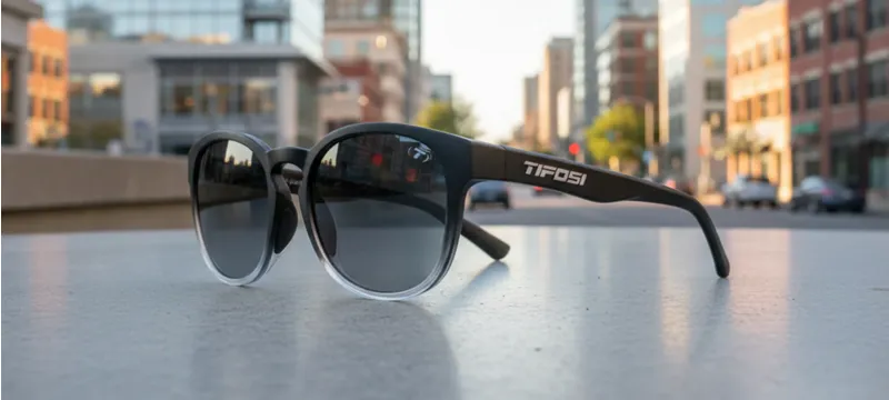 Tifosi Optics Svago Sunglasses Onyx Fade w/ Smoke in Black-3