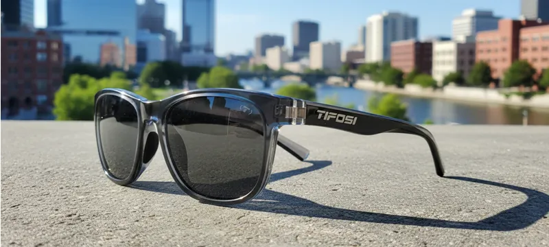 Tifosi Optics Swank Sunglasses in Onyx Clear