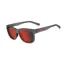 Tifosi Optics Swank XL Sunglasses Crystal Smoke/Pink Mirror in Grey