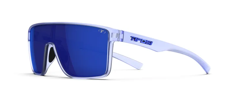 Tifosi Sanctum Sunglasses in Ice Blue/Smoke Tint Cobalt Blue Mirror-2