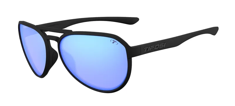 Tifosi Selca Polarized Sunglasses in Blackout Sky Blue Mirror-1