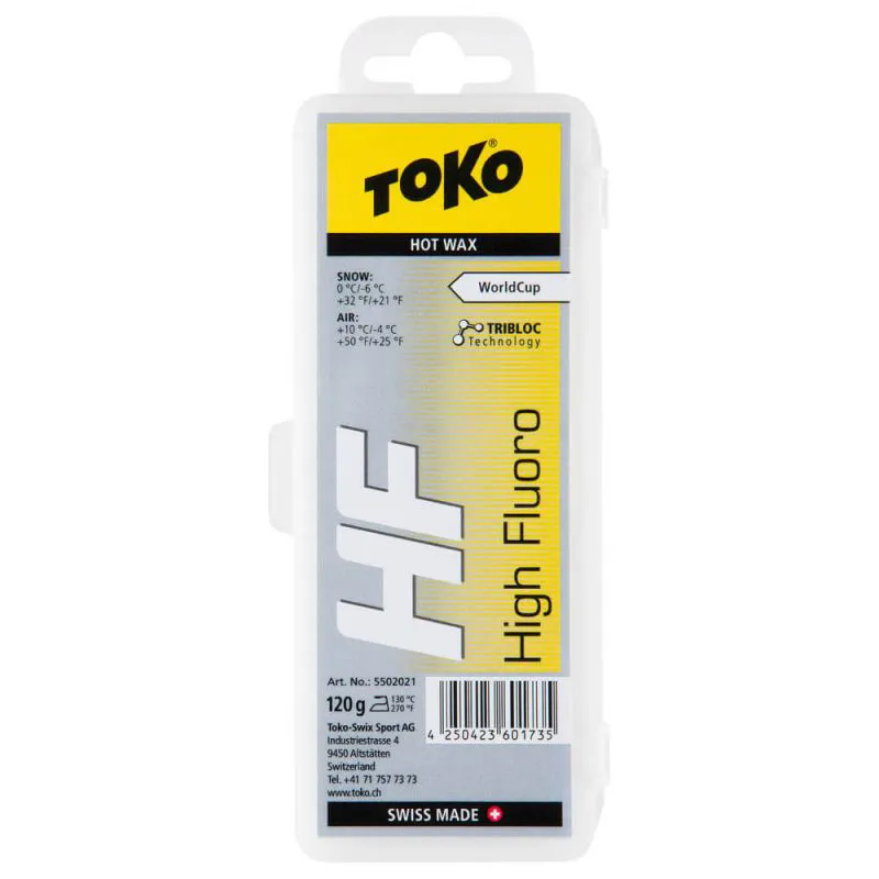 TOKO HF YELLOW Hot Wax 120G