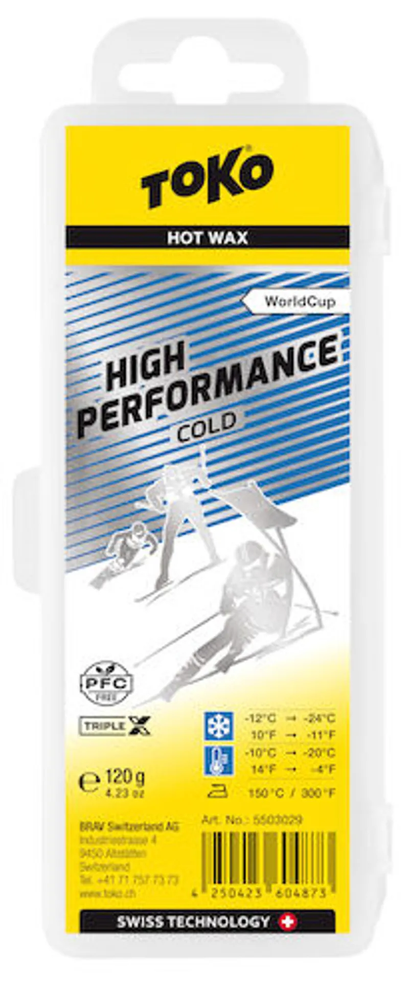 Toko Hot Wax World Cup High Performance Cold 120g