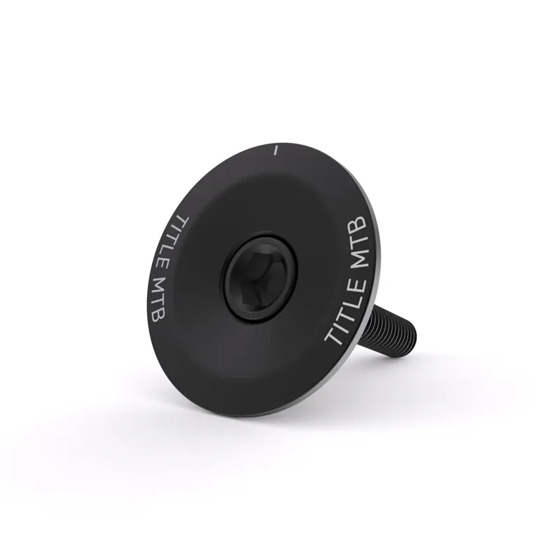 Title Top Cap and Bolt - Black