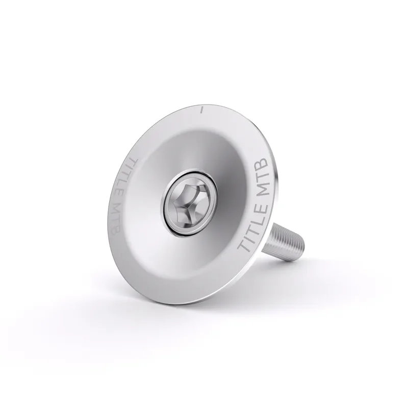 Title Top Cap and Bolt - Silver