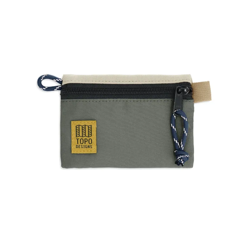 Topo Designs Accessory Bags Micro in Natural Canvas