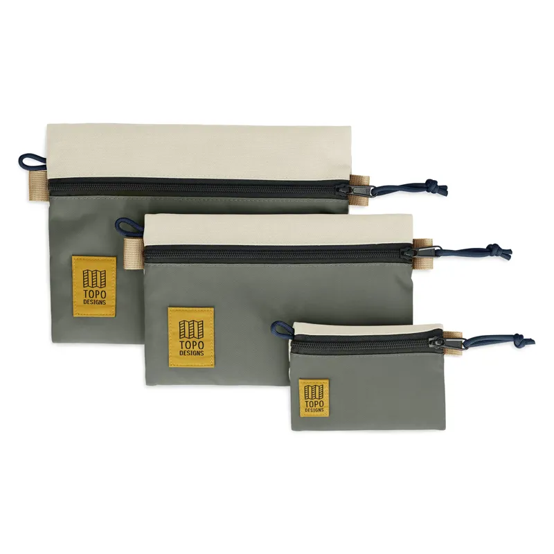 Topo Designs Accessory Bags Micro in Natural Canvas-1