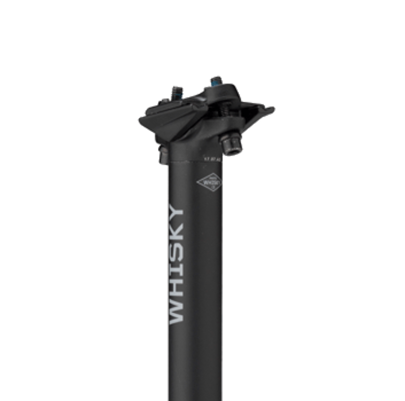 Whisky Parts Co. No.7 Alloy Seatpost 27.2 x 400mm 0mm Offset in Black
