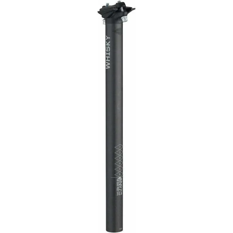 Whisky Parts Co. WHISKY No.7 Carbon Seatpost 31.6 x 400mm 0mm Offset in Matte Carbon
