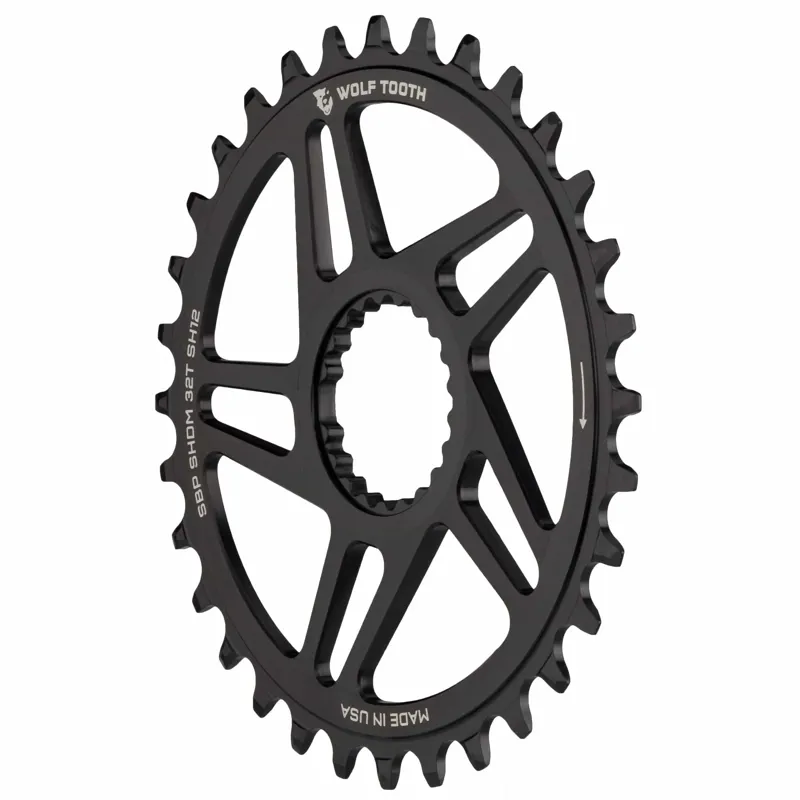 Wolf Tooth Direct Mount Chainring for Shimano Cranks 36t 3mm Offset-1