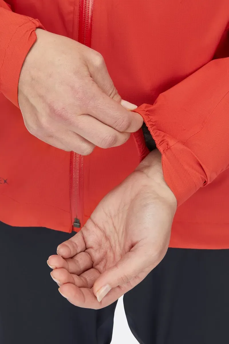 Rab Women's Cinder Downpour Light Jacket: Sahara-3