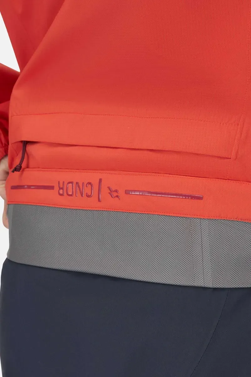 Rab Women's Cinder Downpour Light Jacket: Sahara-5