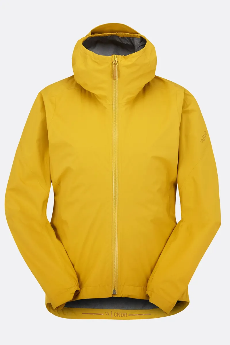 Rab Women's Cinder Downpour Light Jacket: Sahara