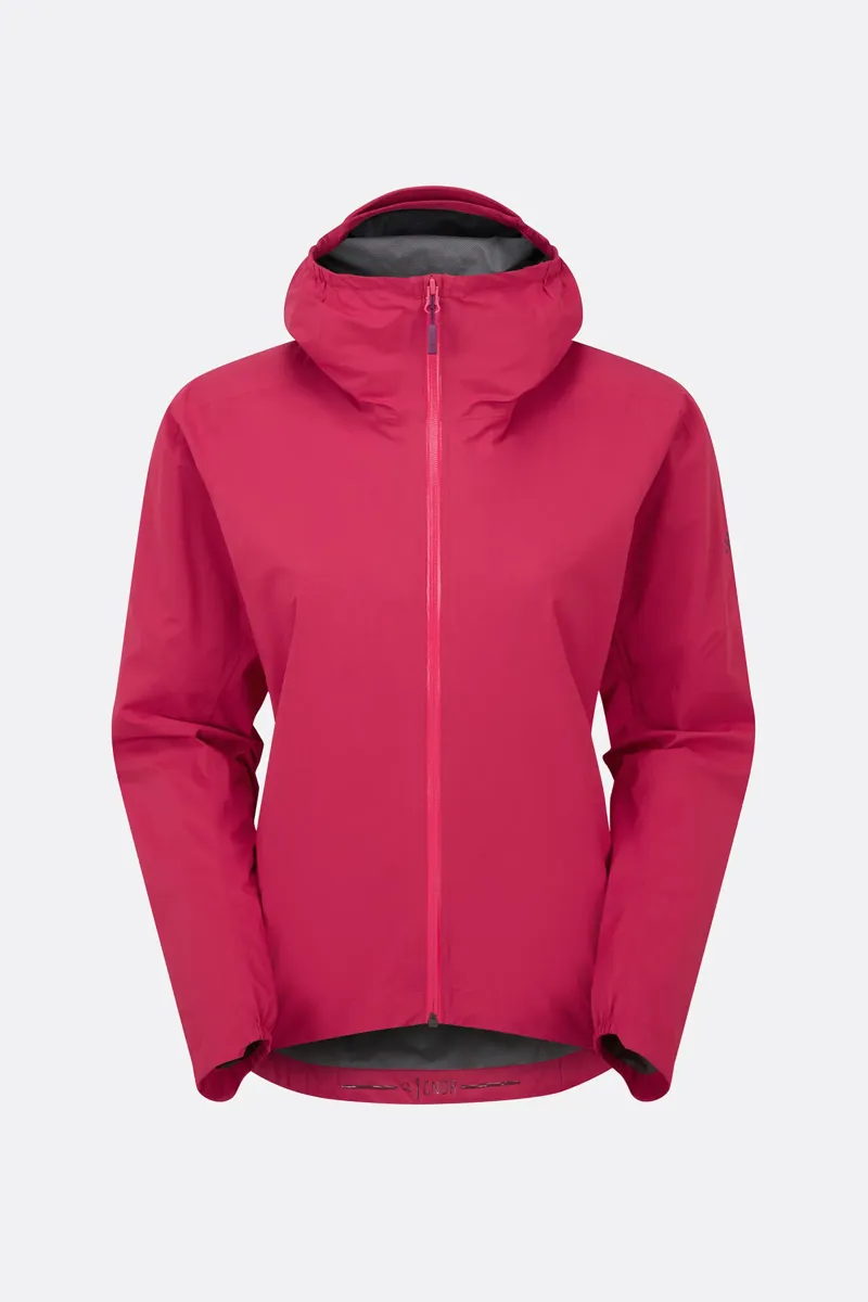 Rab Women's Cinder Downpour Light Jacket: Watermelon