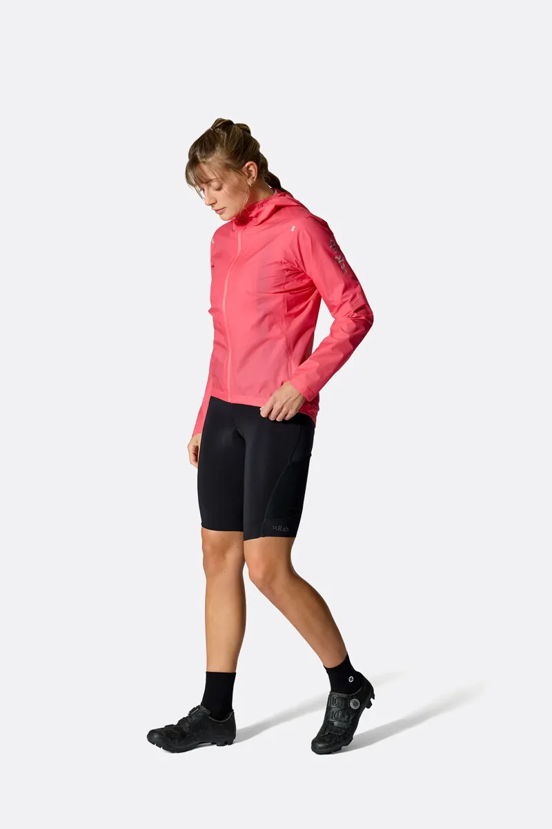 Rab Women's Cinder Phantom Waterproof Jacket: Hibiscus-9