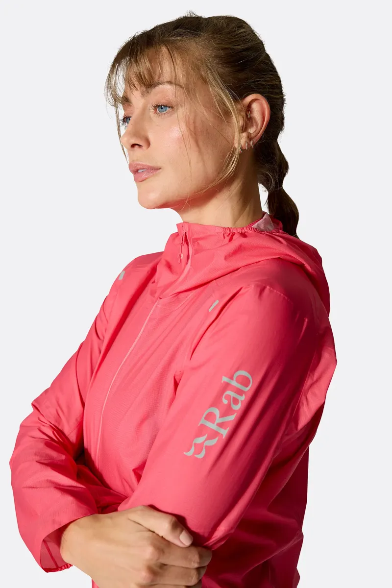 Rab Women's Cinder Phantom Waterproof Jacket: Hibiscus-2
