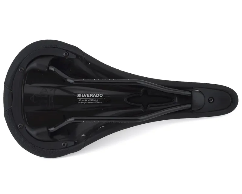 Wtb Silverado Steel Saddle Medium 280x142mm in Black-4