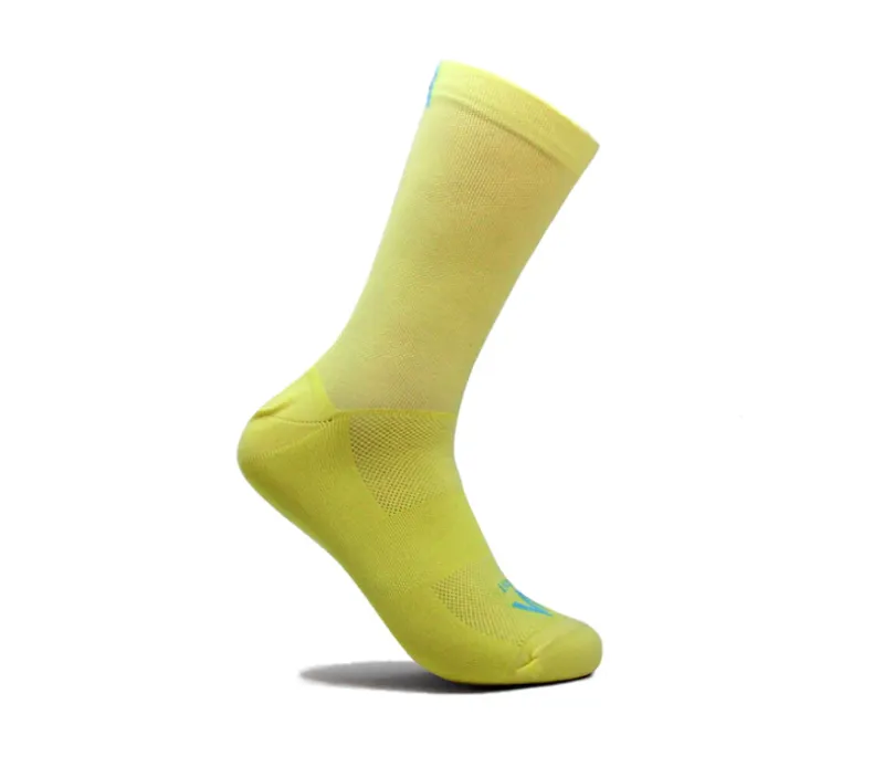 Mint Socks 7-inch Cycling Socks - Butter