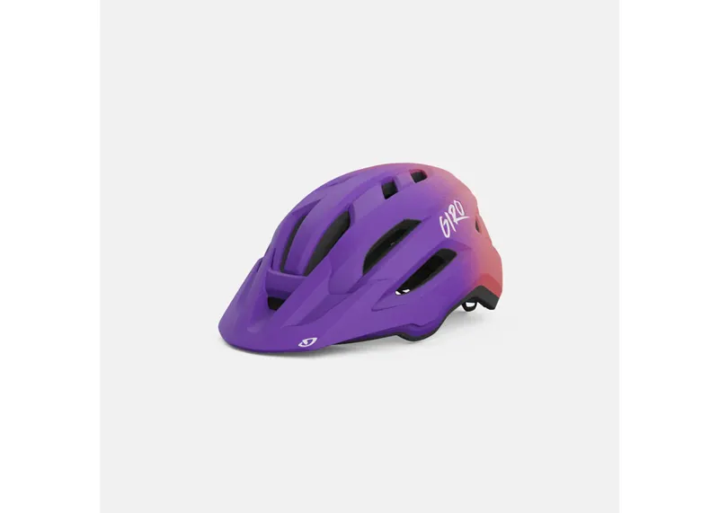Giro Fixture MIPS II Youth Helmet: Matte Purple / Tiger Lily 
