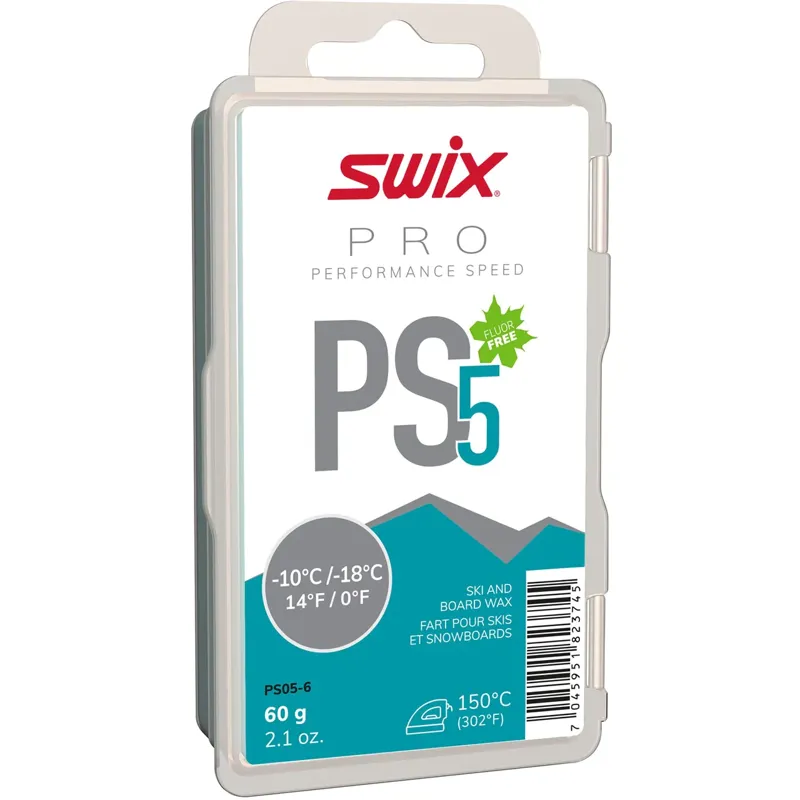 Swix PRO Performance Speed 5 Wax Turquoise - -10C/-18C 60g