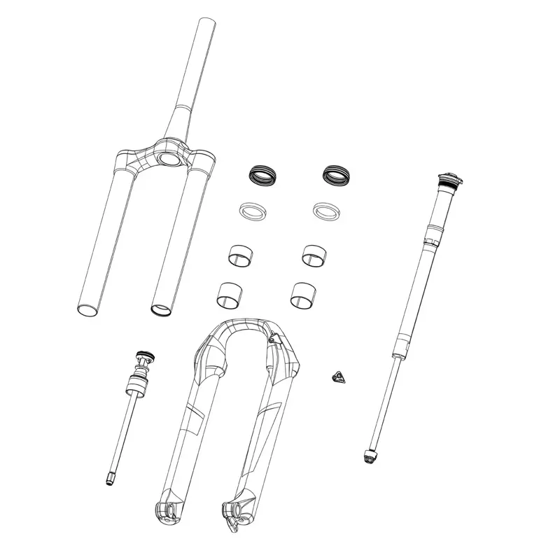 Rockshox Front Suspension 2-pack Steel Service Brake Post Kit 