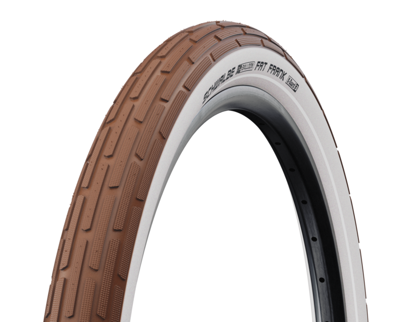 Schwalbe Fat Frank Tire - 26 x 2.35 Clincher Wire Brown/White Active Line-1
