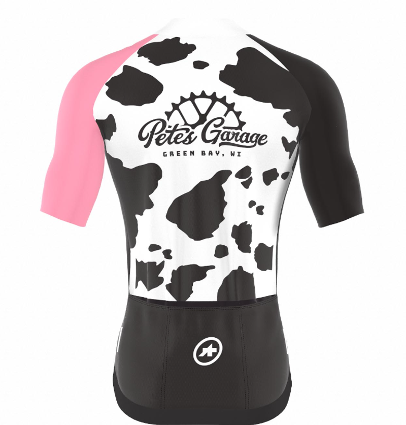 Assos X Pete's Custom Men's GT Summer C2 EVO Jersey in Race Cow-1